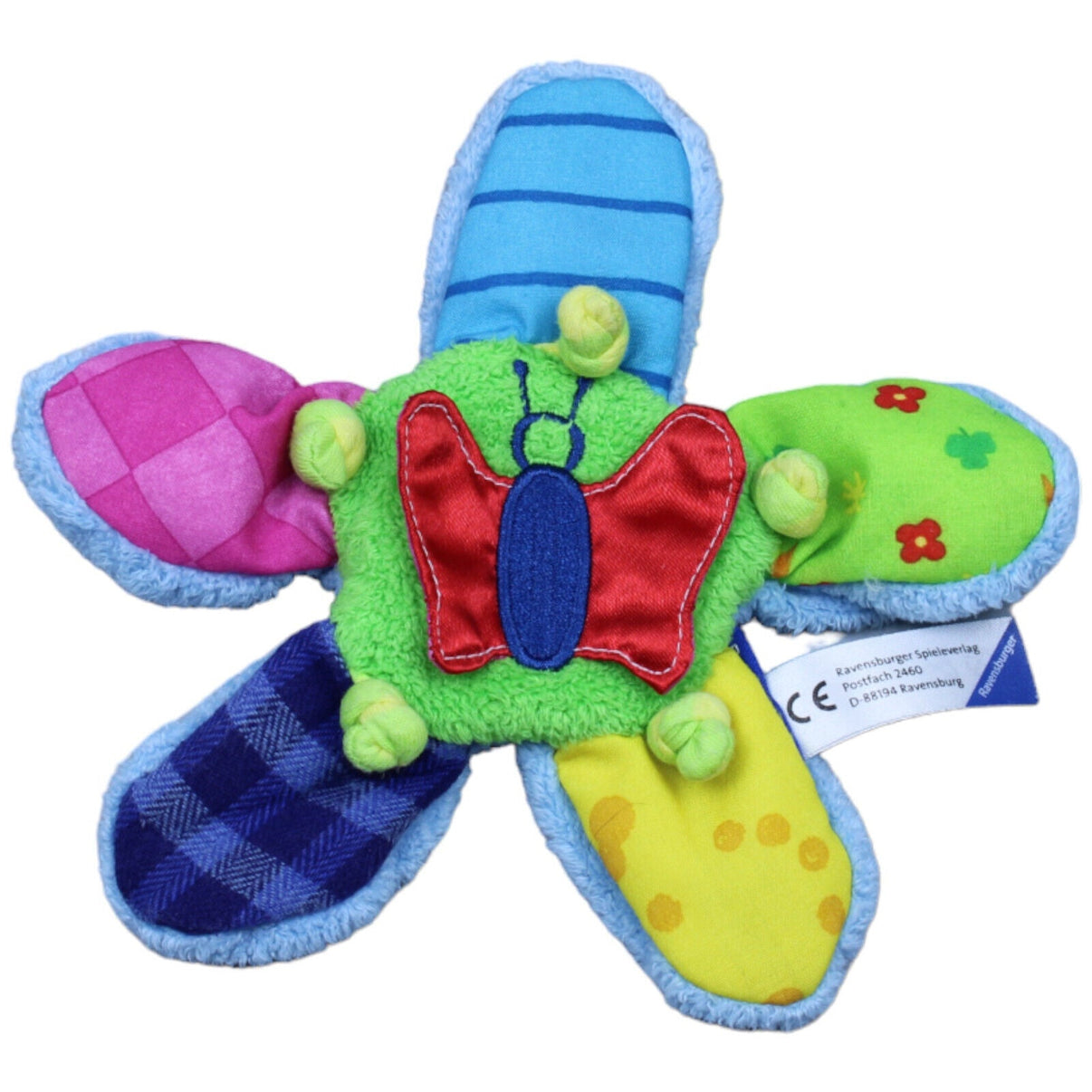 1232223 Ravensburger Greifling, Schmetterling bunt Greifling Kumpel Leo Gebraucht