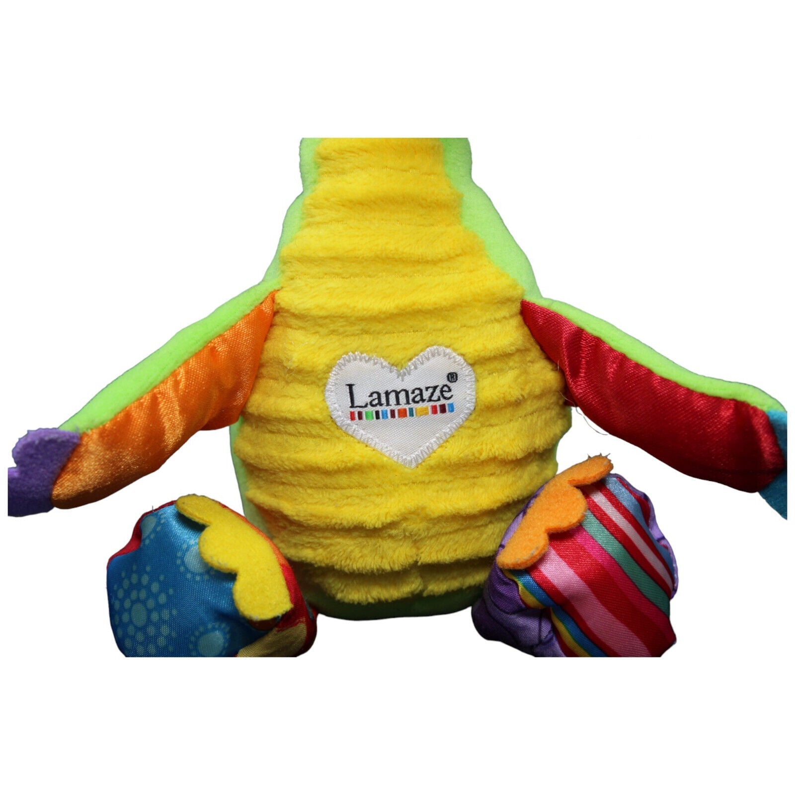 1232236 Lamaze Activity-Kuscheltier, Drache mit beweglichen klappernden Flügeln Activity-Kuscheltier Kumpel Leo Gebraucht