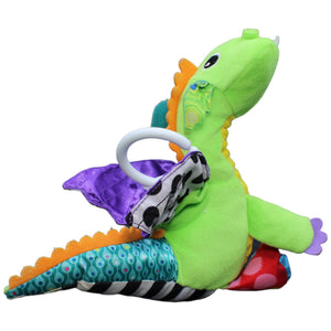 1232236 Lamaze Activity-Kuscheltier, Drache mit beweglichen klappernden Flügeln Activity-Kuscheltier Kumpel Leo Gebraucht