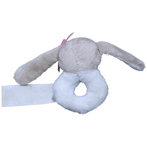 1232266 Ergee Greifling mit Rassel, Hase grau Kuscheltier Kumpel Leo Gebraucht KiK