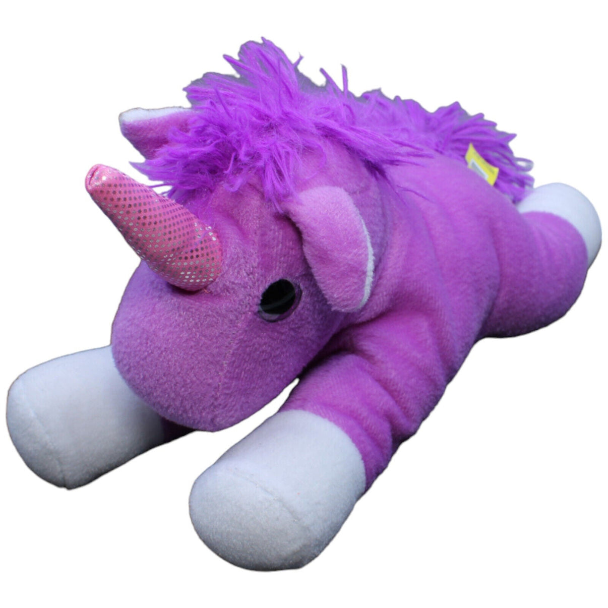 1232293 Whitehouse Leisure Einhorn liegend, lila Kuscheltier Kumpel Leo Gebraucht