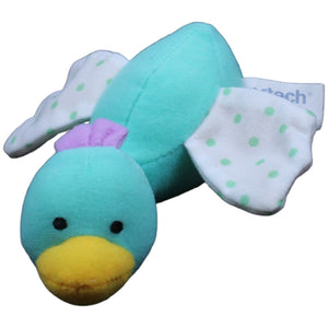 1232300 VTech Ente liegend, türkis Kuscheltier Kumpel Leo Gebraucht