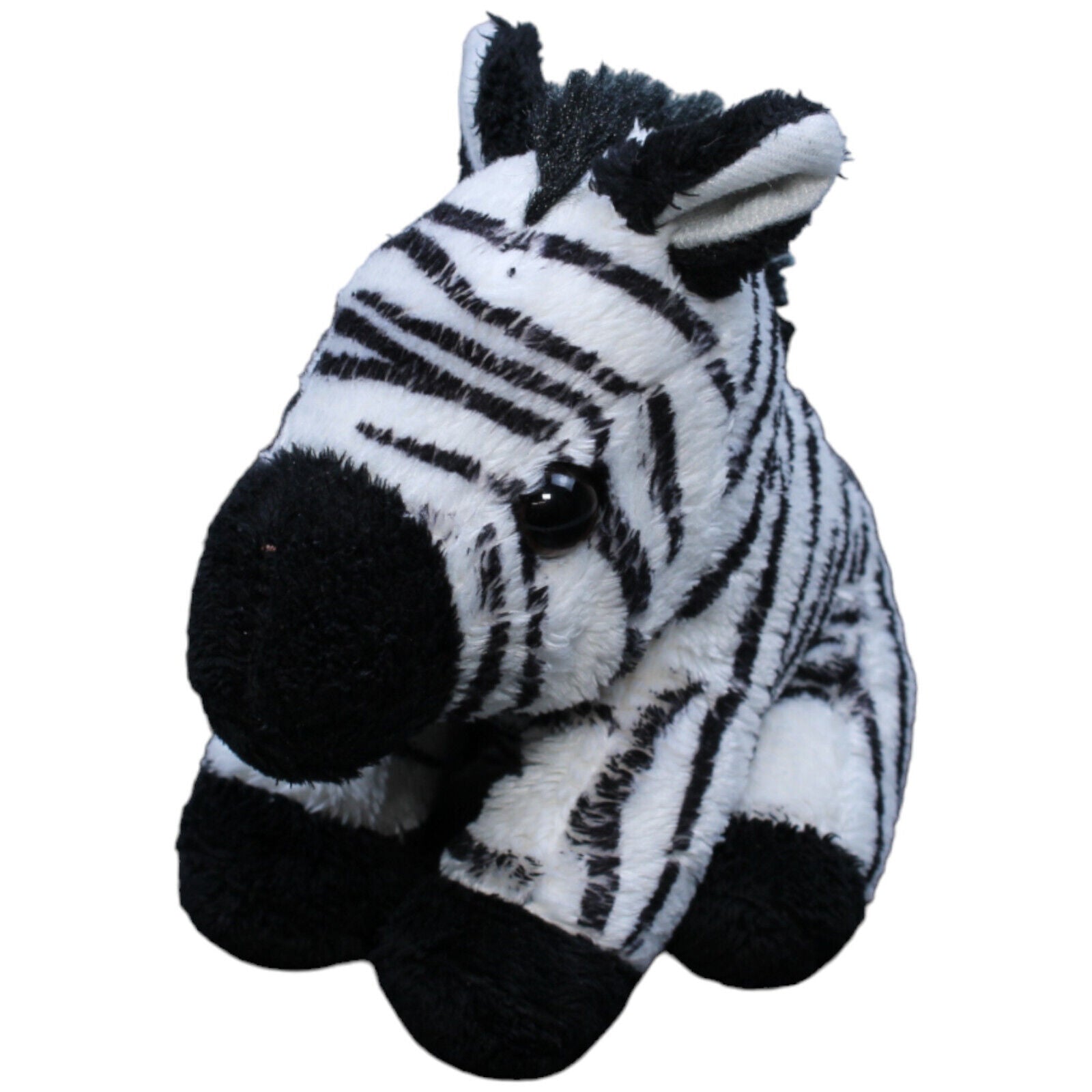 1232310 Wild Republic Zebra sitzend, klein Kuscheltier Kumpel Leo Gebraucht