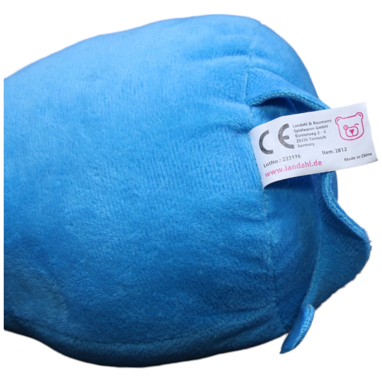 1232313 Landahl & Baumann Monster blau, rund Kuscheltier Kumpel Leo Gebraucht