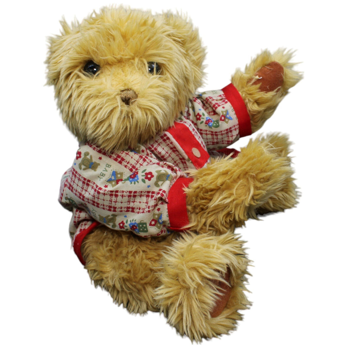 1232350 Uni-Toys Vintage Teddybär mit Kleid Kuscheltier Kumpel Leo Gebraucht
