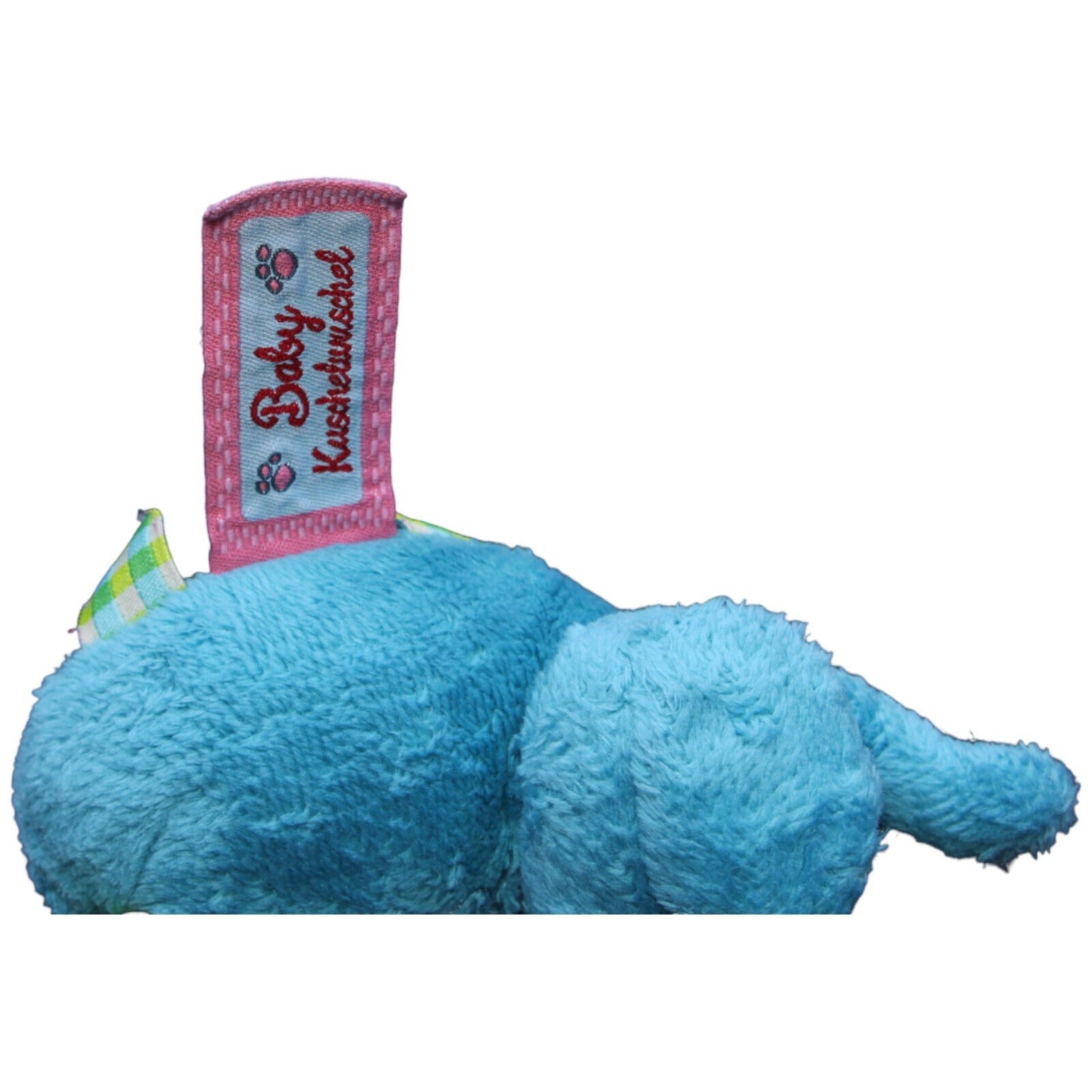 1232351 NICI Baby Kuschelwuschel, Elefant blau Kuscheltier Kumpel Leo Gebraucht