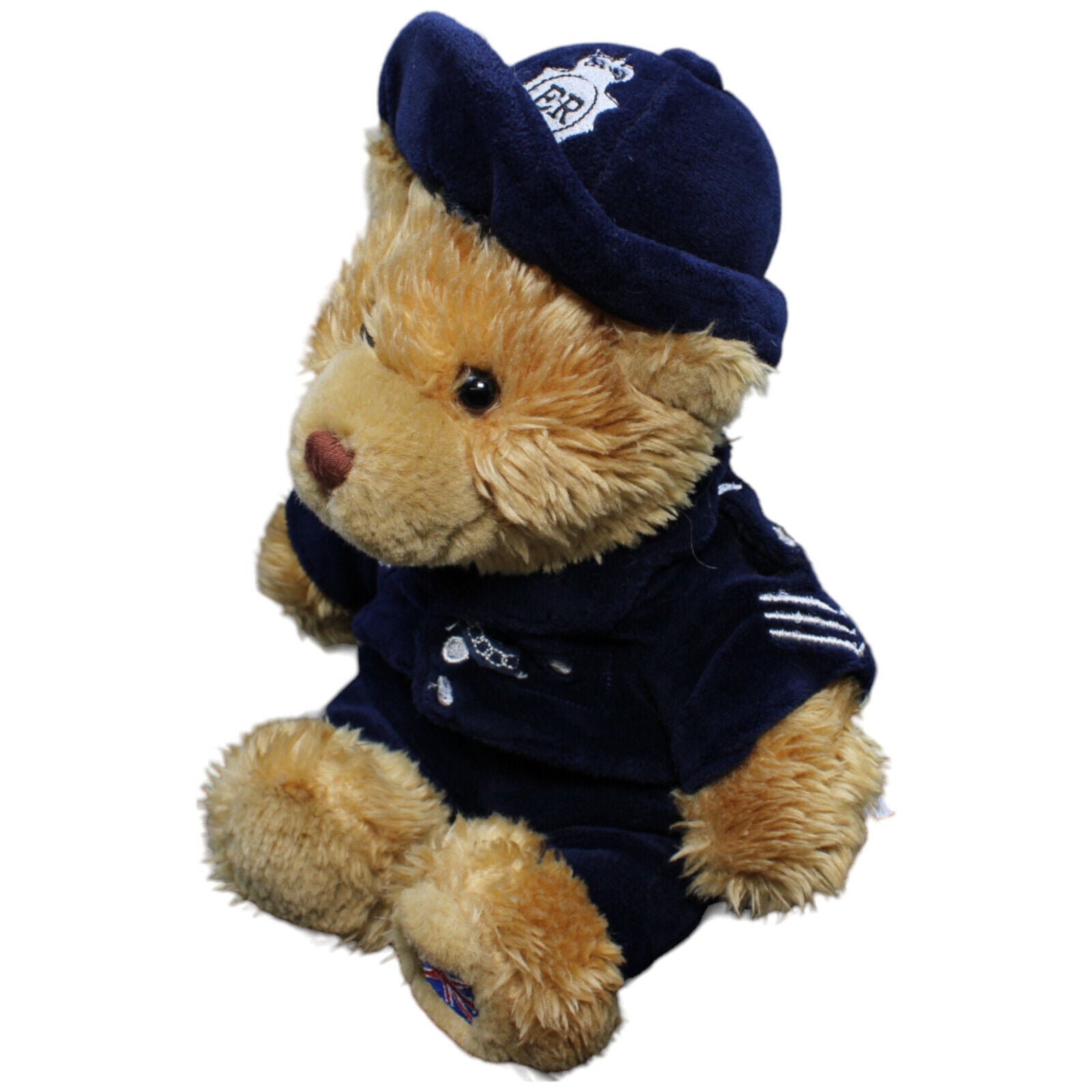 1232362 Keel Toys Uniform Teddybär, Polizei Großbritannien Kuscheltier Kumpel Leo Gebraucht