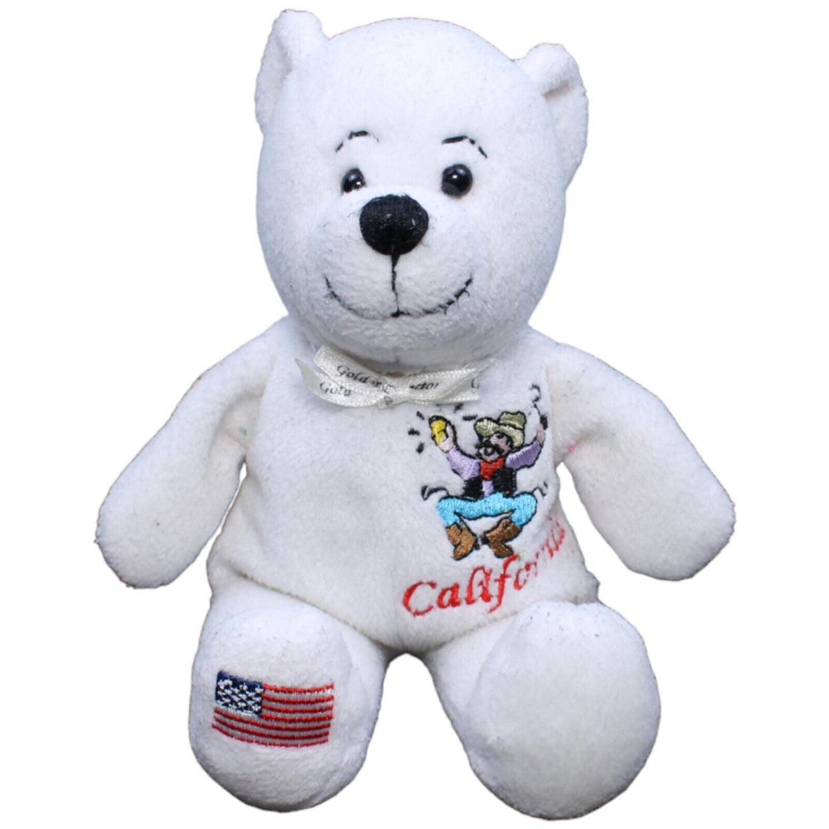 1232368 The RGU Group Vintage Symbolz Eisbär, California The Golden State Kuscheltier Kumpel Leo Gebraucht