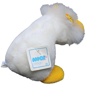 1232408 NICI Ente mit gelber Haarschleife Kuscheltier Kumpel Leo Gebraucht