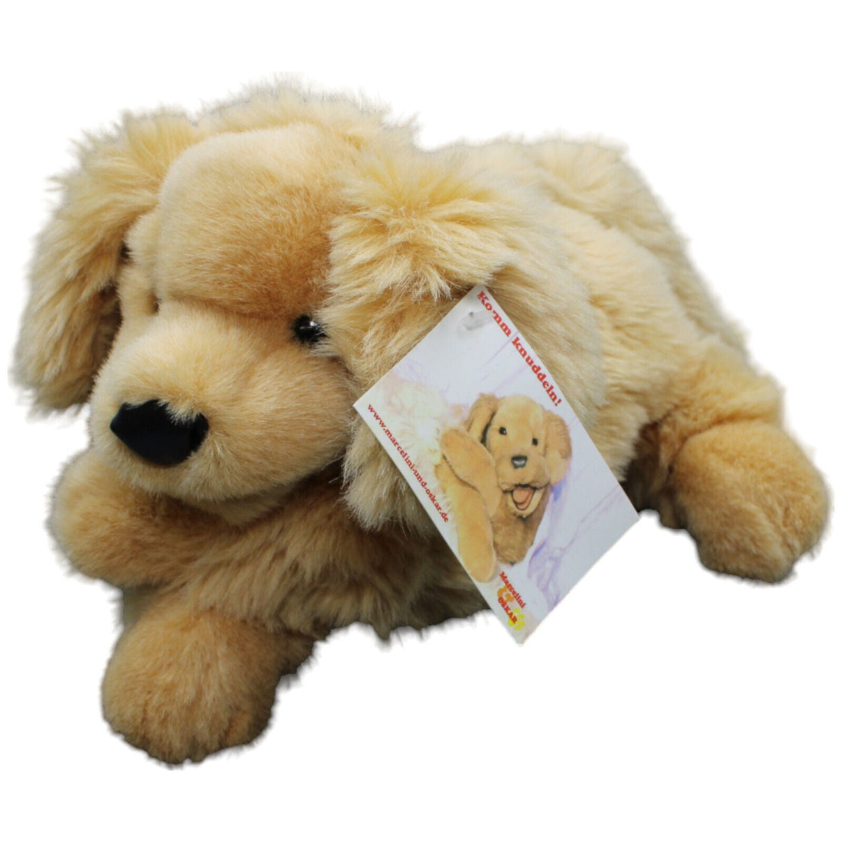 1232415 Folkmanis Marcelini und Oskar Handpuppe, Golden Retriever Handpuppe Kumpel Leo neu