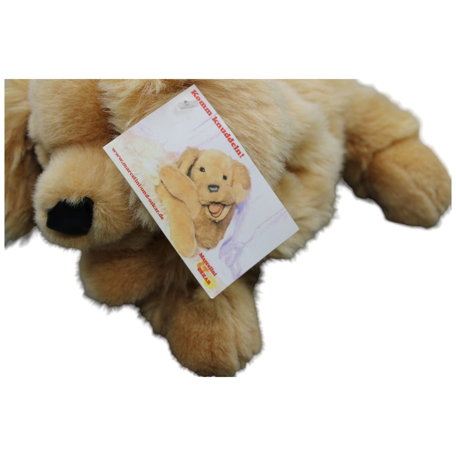 1232415 Folkmanis Marcelini und Oskar Handpuppe, Golden Retriever Handpuppe Kumpel Leo neu