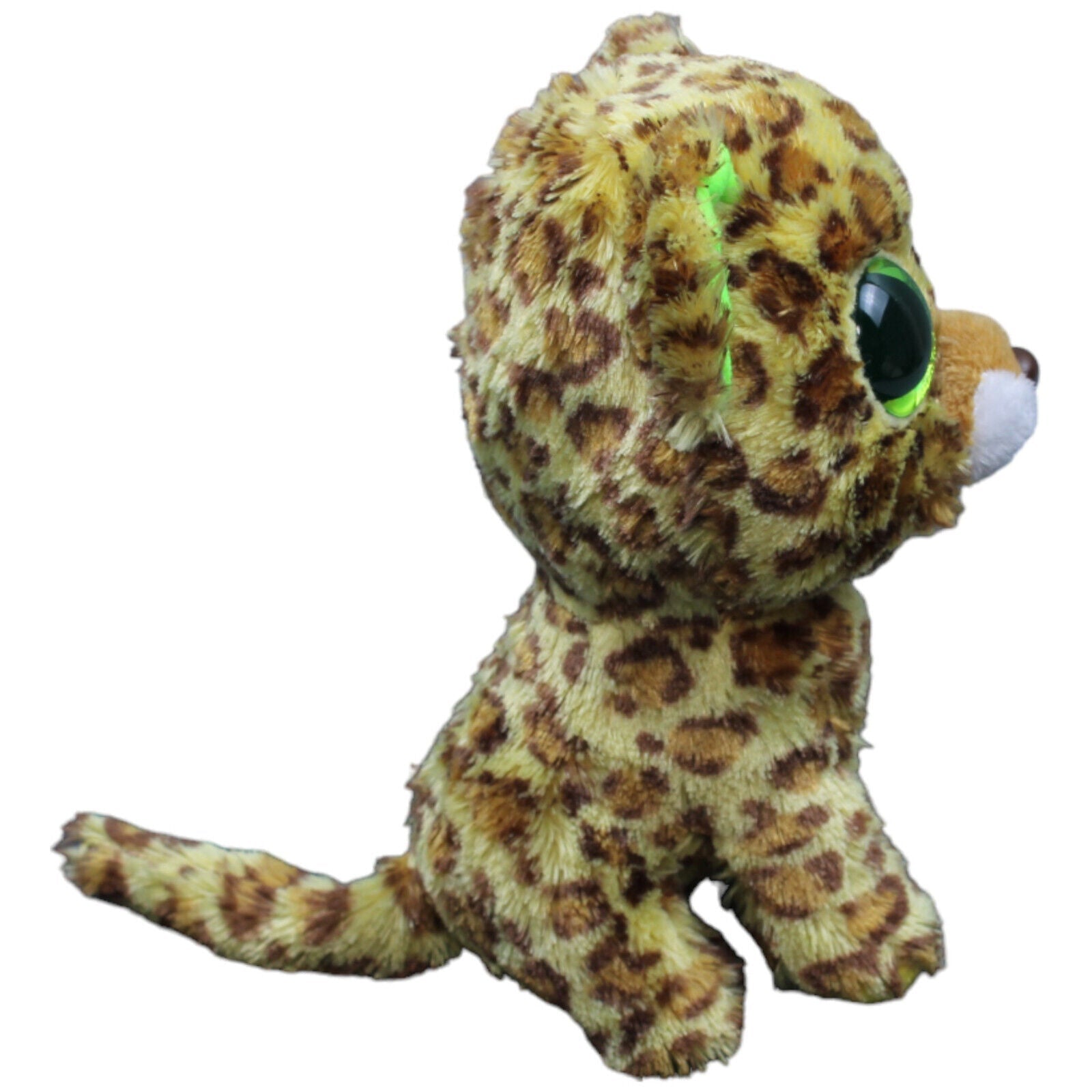 1232431 TY Leopard, sitzend Kuscheltier Kumpel Leo Gebraucht Glubschi