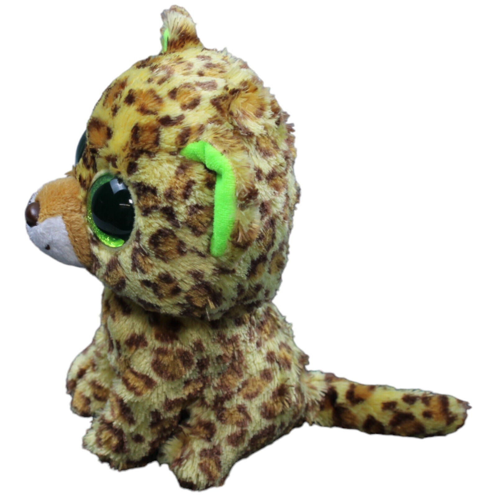 1232431 TY Leopard, sitzend Kuscheltier Kumpel Leo Gebraucht Glubschi