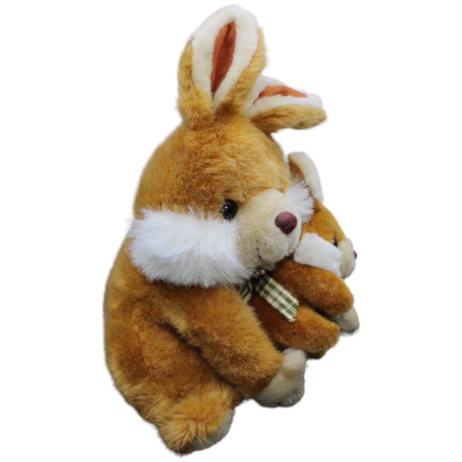 1232443 Schreiner & Schuehle Hase mit Kind, sitzend Kuscheltier Kumpel Leo Gebraucht