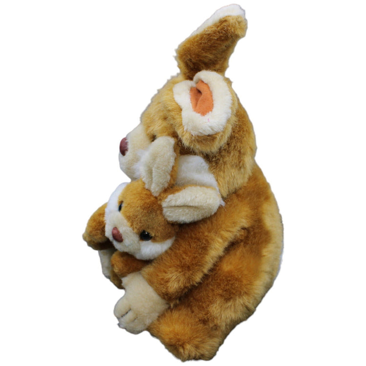 1232443 Schreiner & Schuehle Hase mit Kind, sitzend Kuscheltier Kumpel Leo Gebraucht