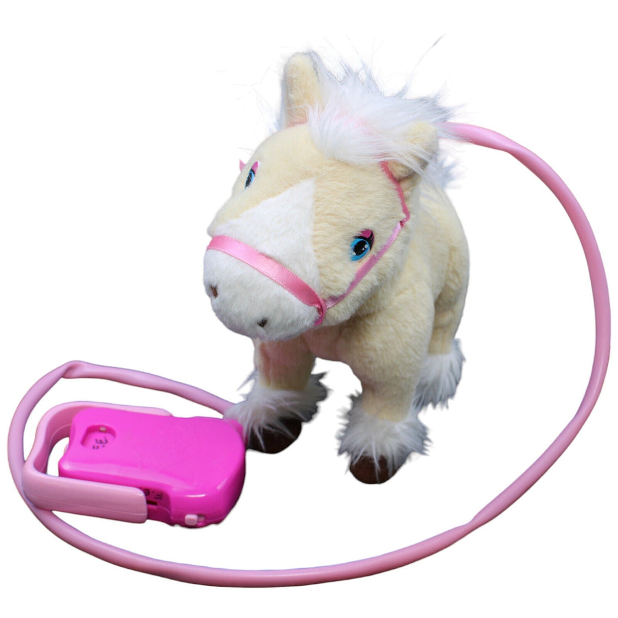 1232461 Animagic Pony Tessie mit leuchtender Leine Interaktives Spielzeug Kumpel Leo Gebraucht