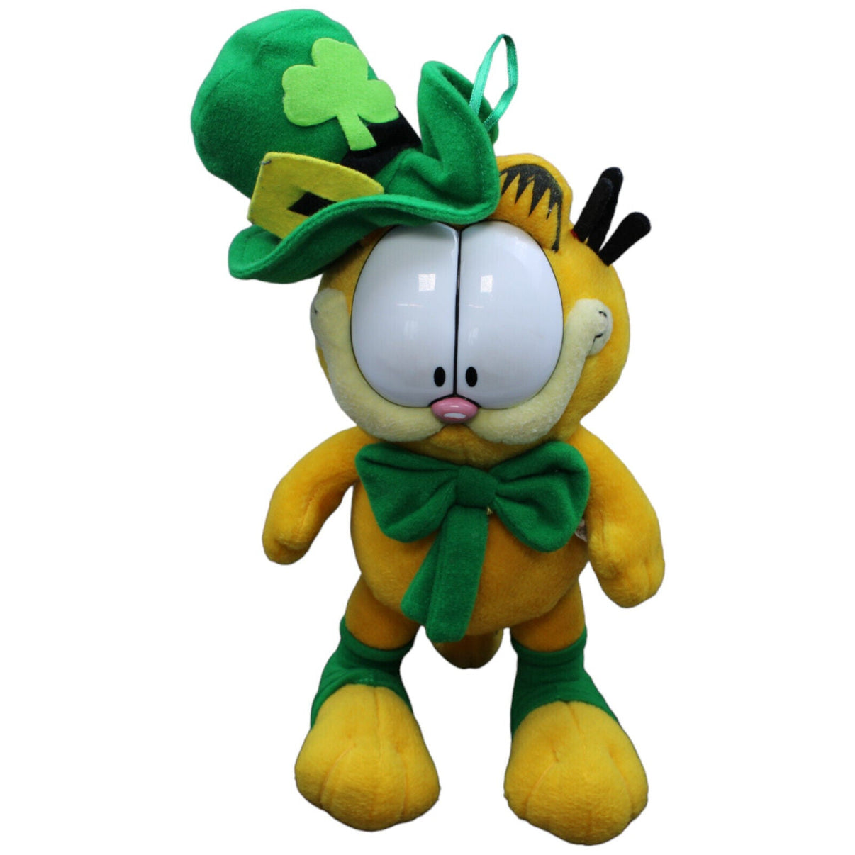 1232474 Garfield Vintage St. Patricks Day Garfield Kuscheltier Kumpel Leo Gebraucht Katze