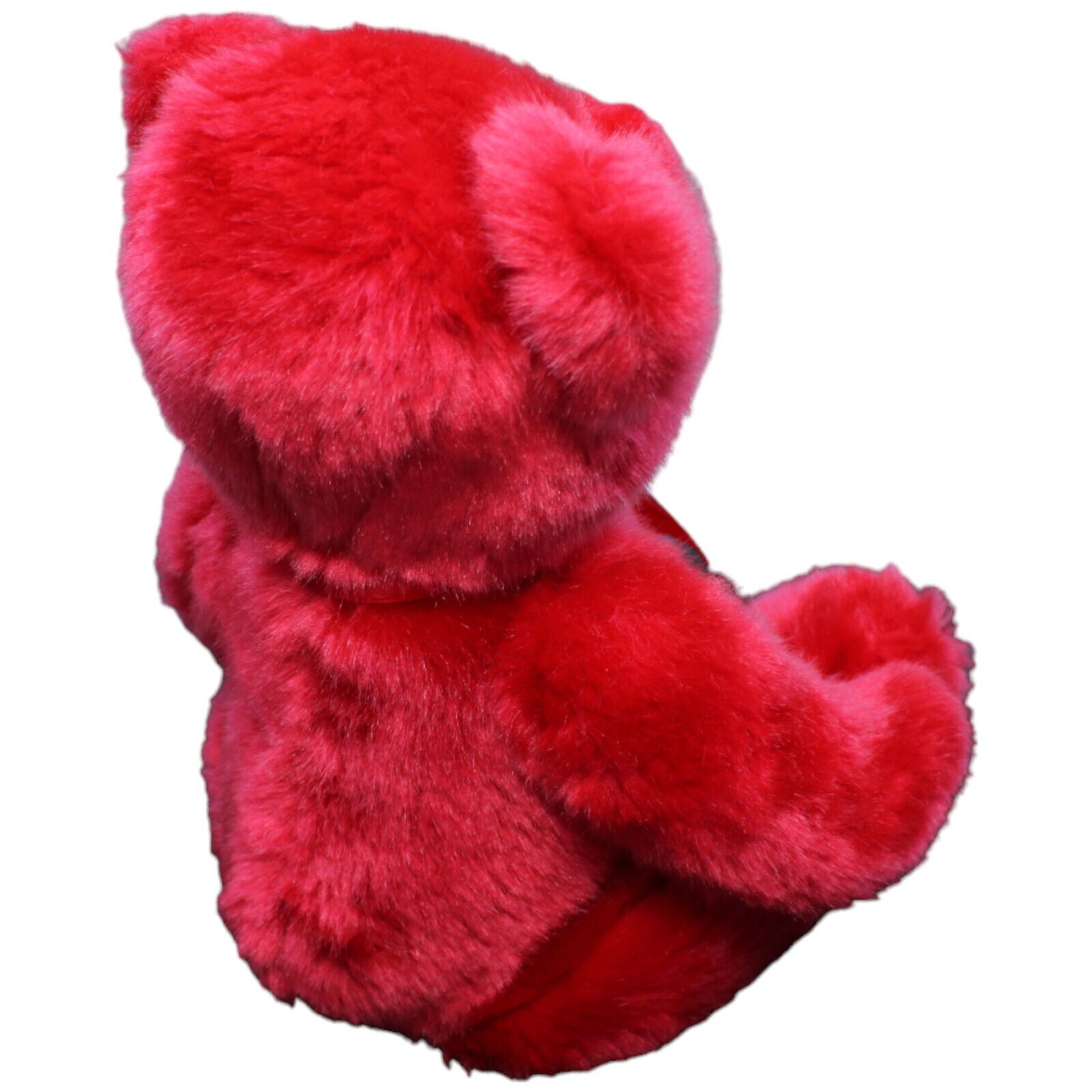 1232480 Heunec Douglas, Samt Teddybär rot Kuscheltier Kumpel Leo Gebraucht