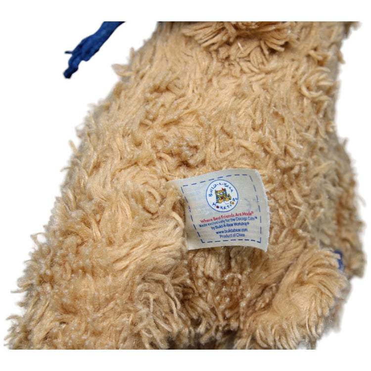 1232525 Build-A-Bear Teddybär mit blauer Schleife Kuscheltier Kumpel Leo Gebraucht