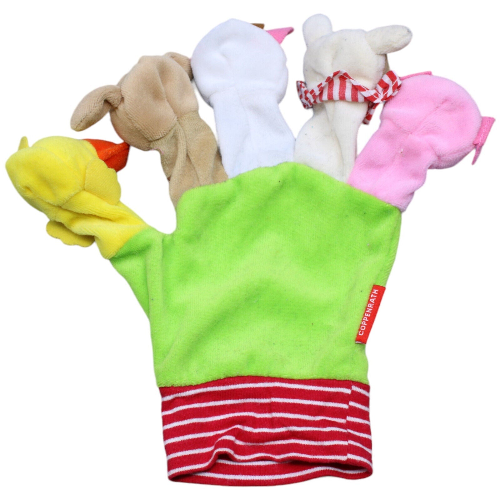 1232548 Coppenrath Fingerpuppen Handschuh, Bauernhoftiere Handpuppe Kumpel Leo Gebraucht