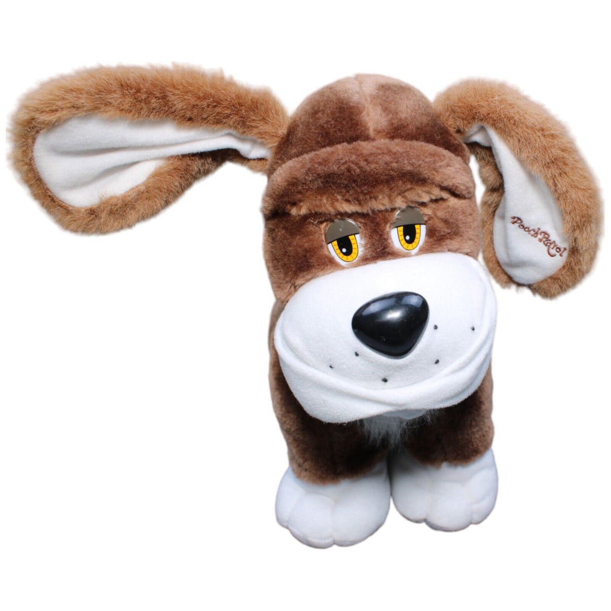 1232601 Unbekannt Vintage Pooch Patrol, Hund braun Kuscheltier Kumpel Leo Gebraucht