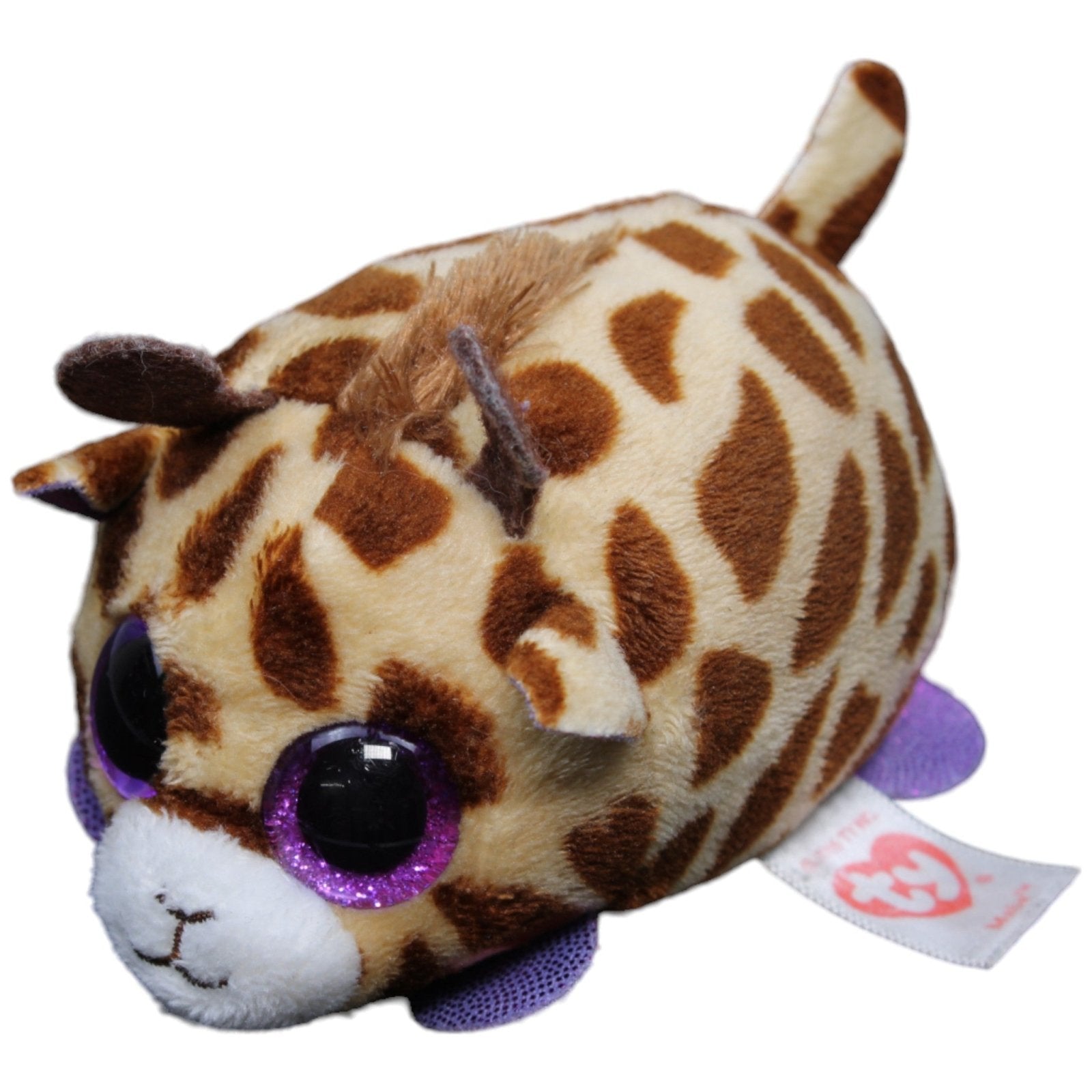 1232632 TY Beanie Boos, Giraffe Mabs Kuscheltier Kumpel Leo Gebraucht Glubschi