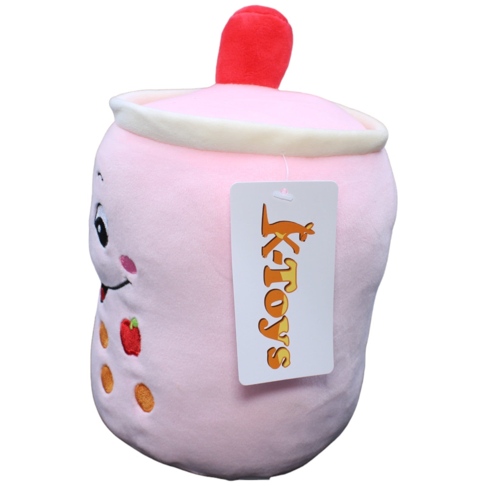 1232675 K-Toys Bubble Tea Becher, Apfel Plüschfigur Kumpel Leo neu