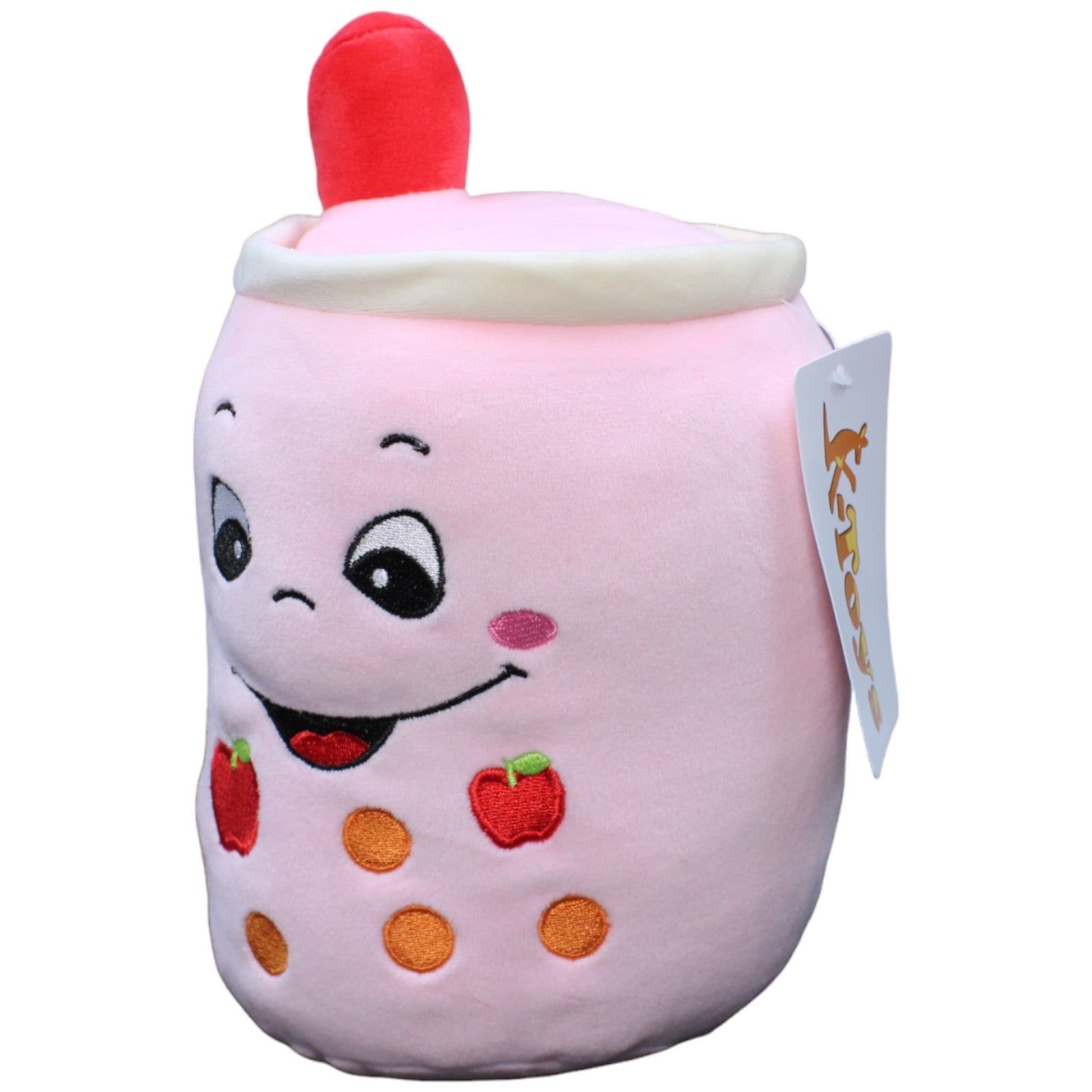 1232675 K-Toys Bubble Tea Becher, Apfel Plüschfigur Kumpel Leo neu