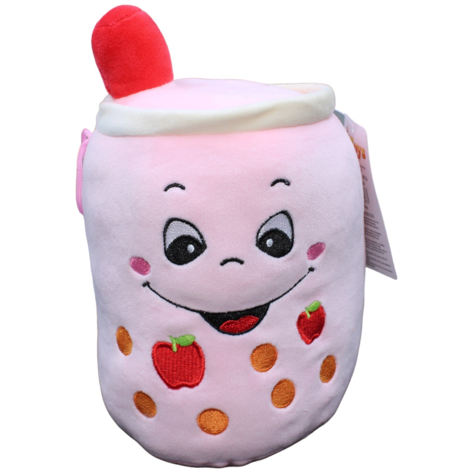 1232675 K-Toys Bubble Tea Becher, Apfel Plüschfigur Kumpel Leo neu