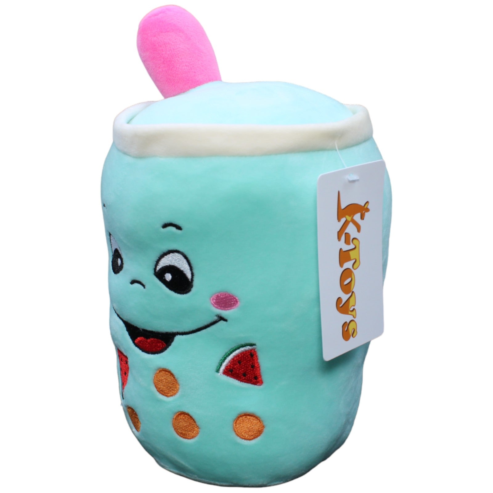 1232676 K-Toys Bubble Tea Becher, Wassermelone Plüschfigur Kumpel Leo neu