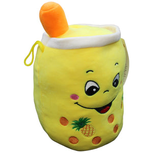 1232677 K-Toys Bubble Tea Becher, Ananas Plüschfigur Kumpel Leo neu