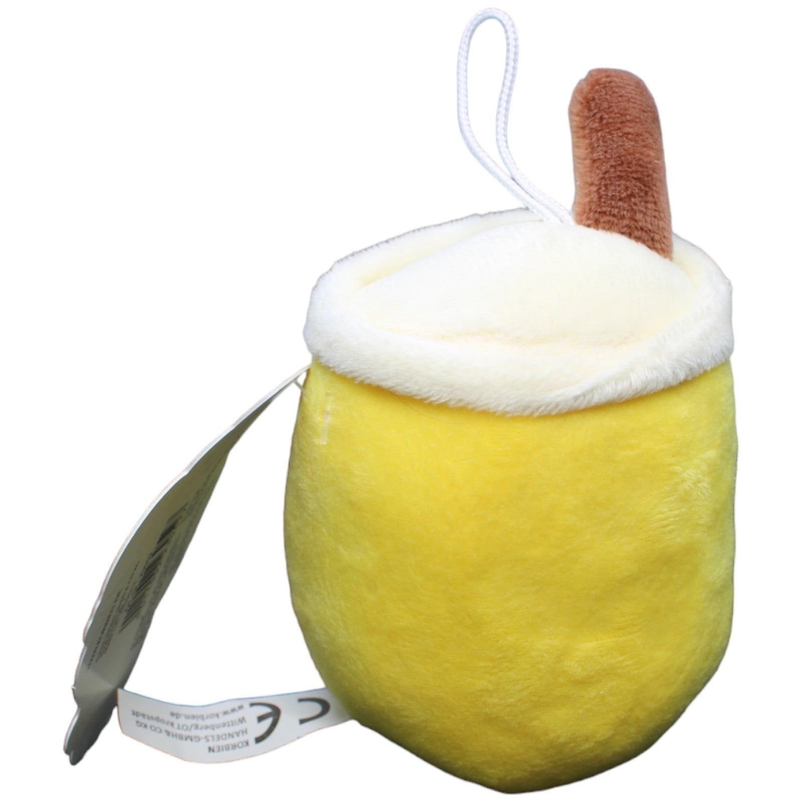 1232679 Korbien Mini-Bubble Tea Becher, Ananas Plüschfigur Kumpel Leo neu