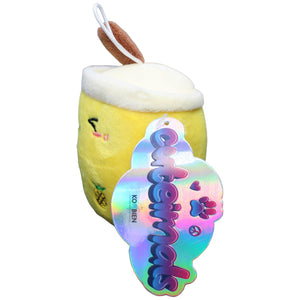 1232679 Korbien Mini-Bubble Tea Becher, Ananas Plüschfigur Kumpel Leo neu