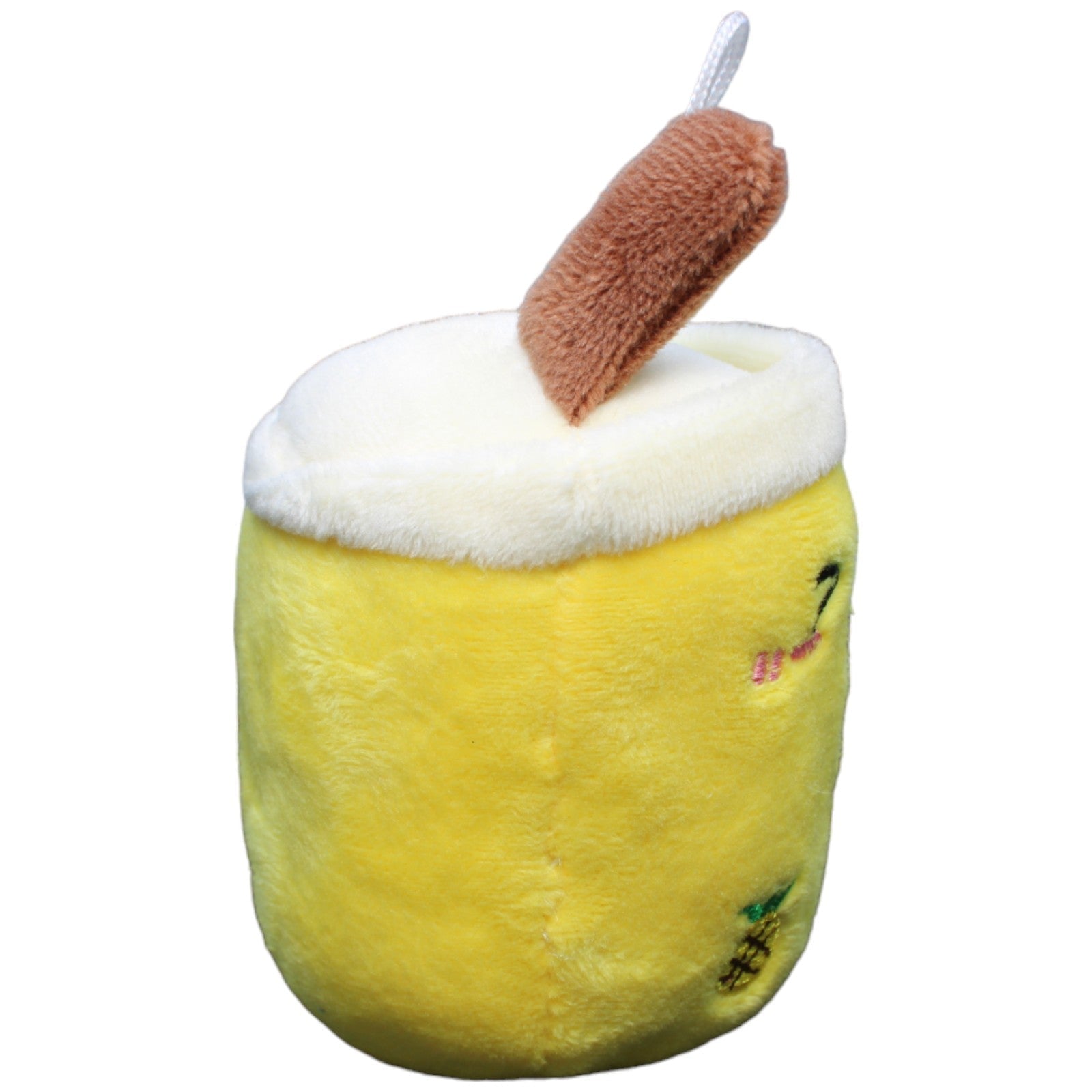 1232679 Korbien Mini-Bubble Tea Becher, Ananas Plüschfigur Kumpel Leo neu