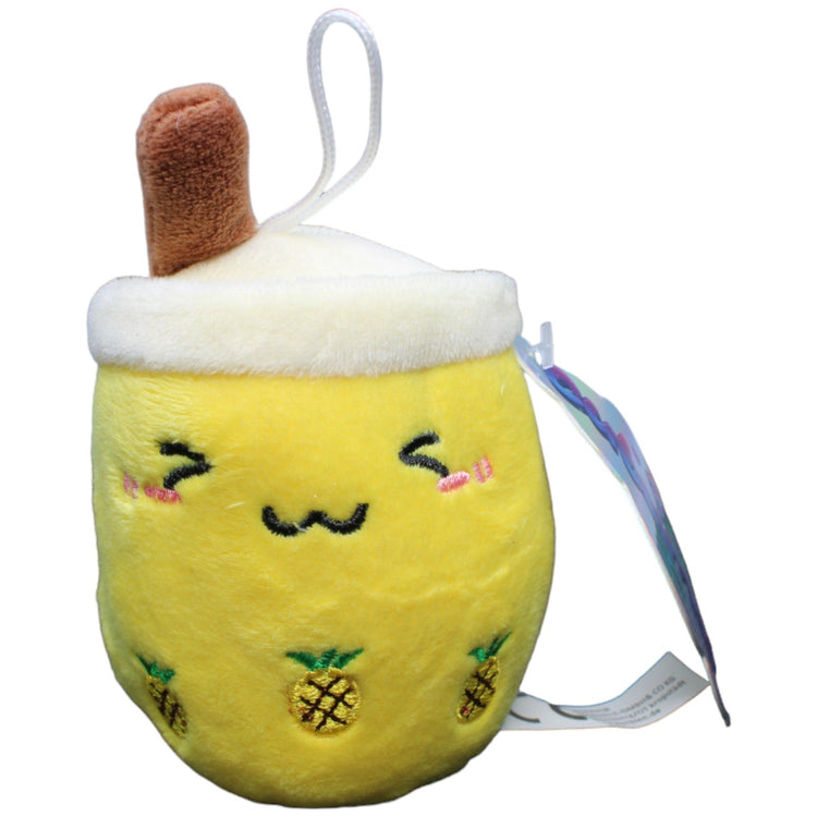 1232679 Korbien Mini-Bubble Tea Becher, Ananas Plüschfigur Kumpel Leo neu