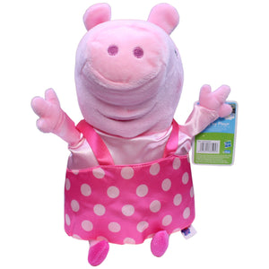 1232684 Play by Play Peppa mit gepunktetem Kleid aus Peppa Wutz Kuscheltier Kumpel Leo neu