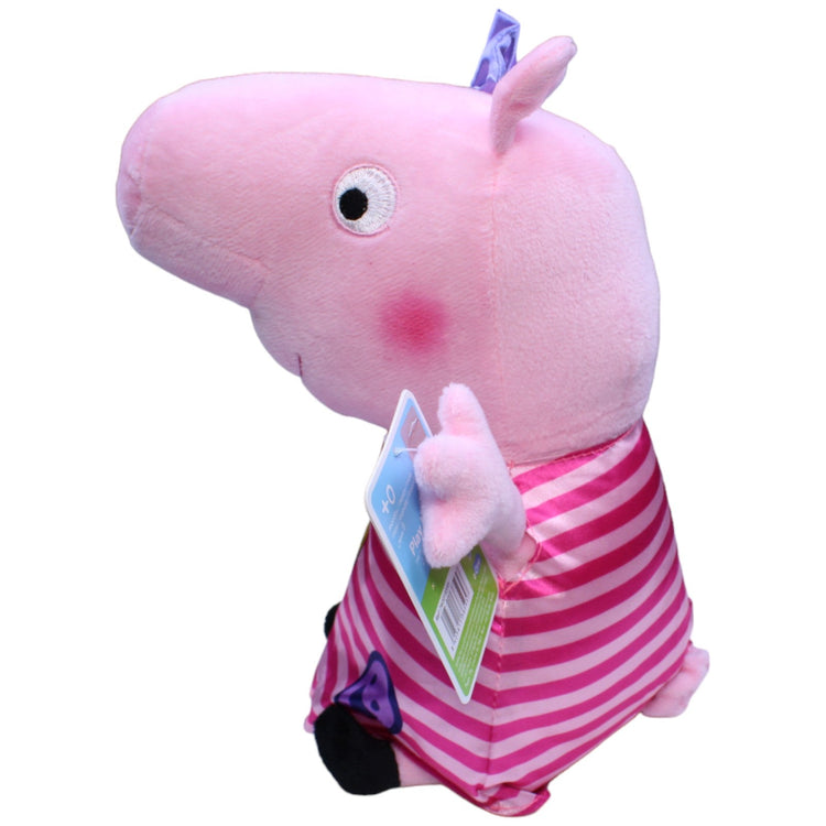 1232687 Play by Play Peppa mit gestreiftem Kleid aus Peppa Wutz Kuscheltier Kumpel Leo neu