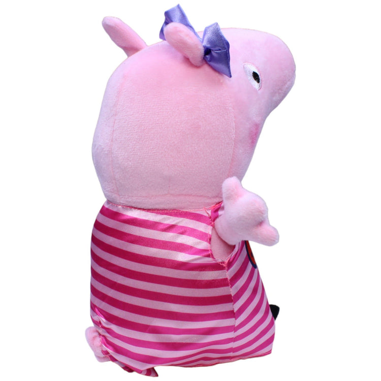 1232687 Play by Play Peppa mit gestreiftem Kleid aus Peppa Wutz Kuscheltier Kumpel Leo neu