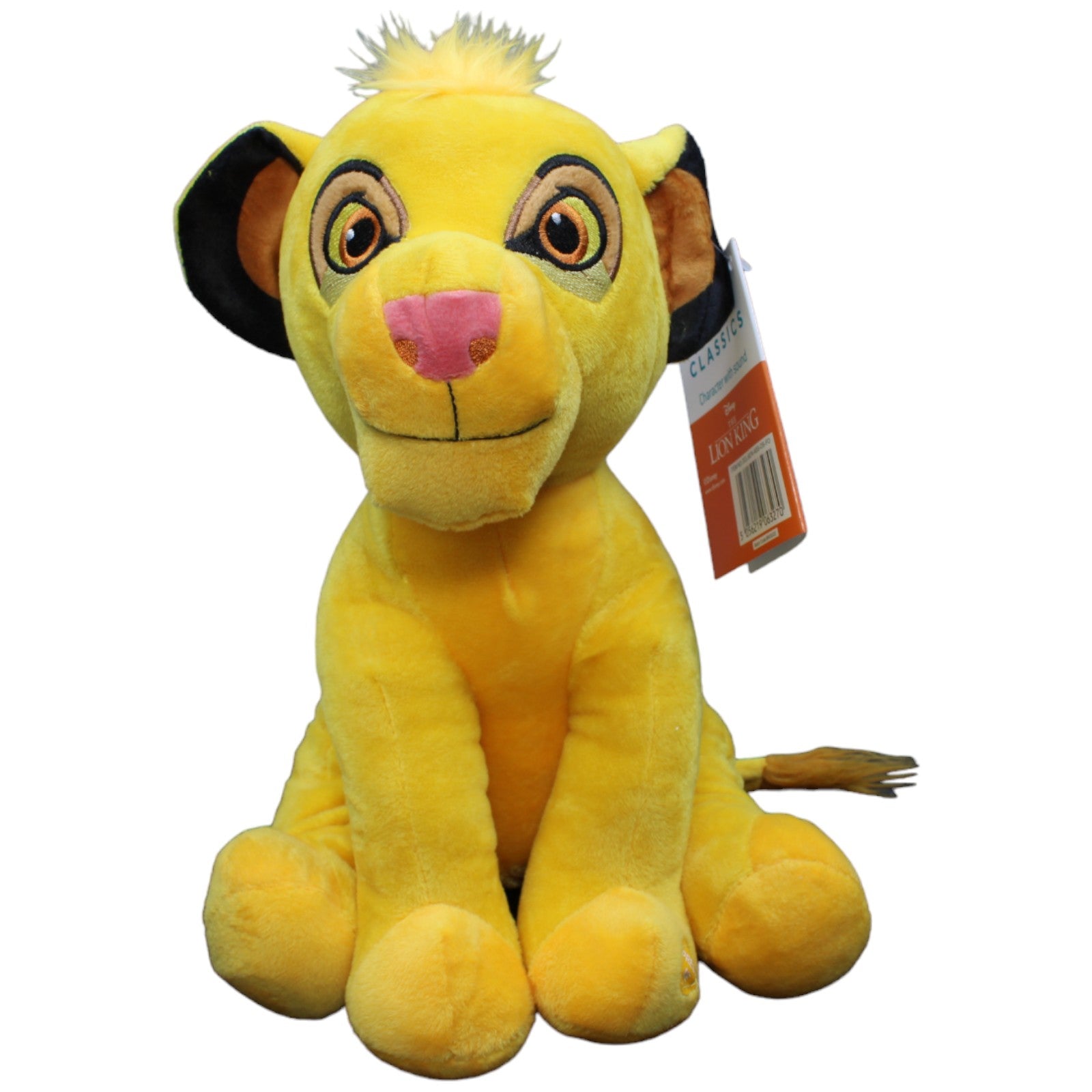 1232689 Sambro Simba aus Disney König der Löwen mit Sound Kuscheltier Kumpel Leo Löwe neu