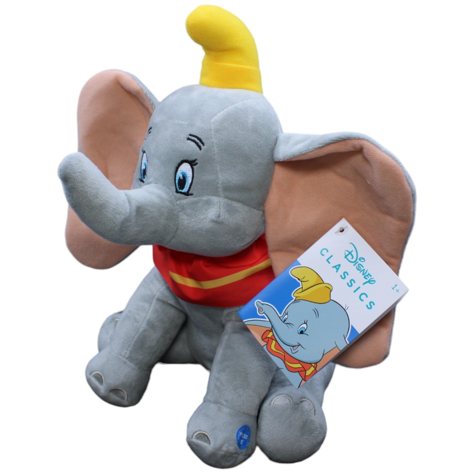 1232691 Sambro Dumbo aus Disney Dumbo mit Sound Kuscheltier Kumpel Leo Elefant neu