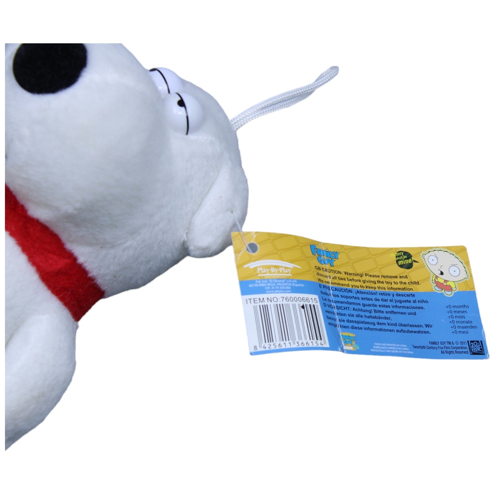 1232708 Play by Play Hund, Brian aus Family Guy Kuscheltier Kumpel Leo Hund neu