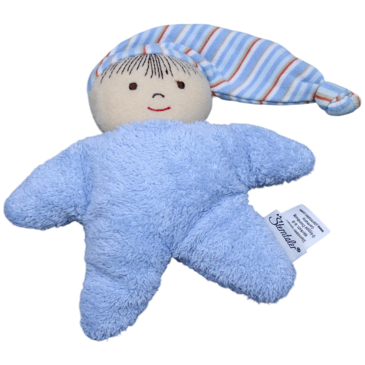 1232713 Sterntaler Spielpuppe mit Rassel, hellblau Rassel Kumpel Leo Gebraucht