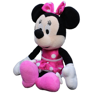 1232725 Nicotoy Disney Minnie Maus mit rosa Kleid Kuscheltier Kumpel Leo Disney Gebraucht