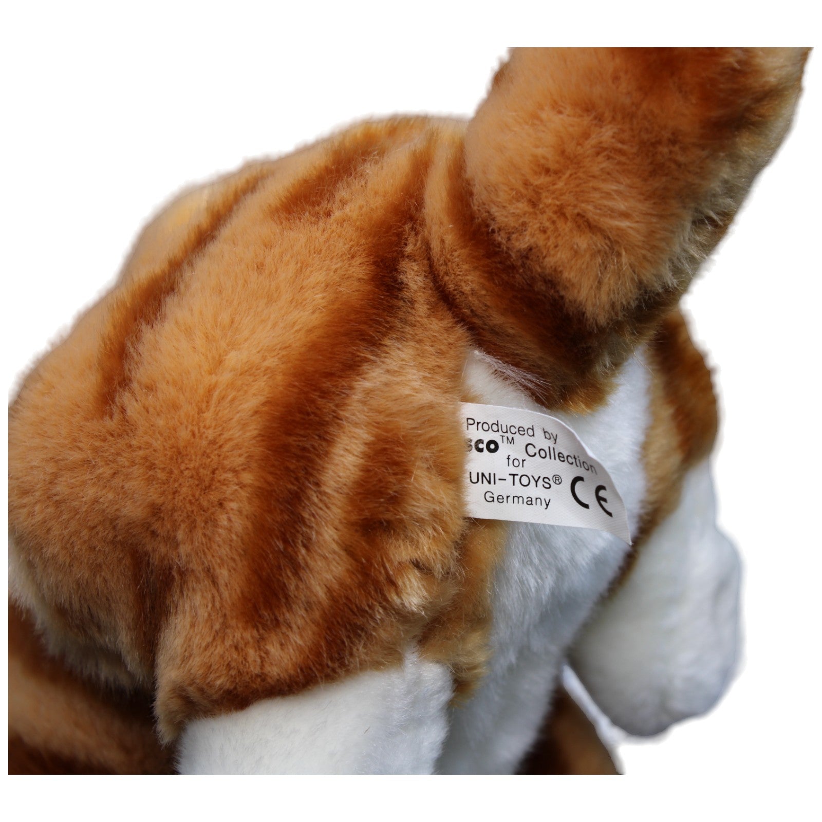 1232729 Uni-Toys Katze, rot-weiß Kuscheltier Kumpel Leo Gebraucht