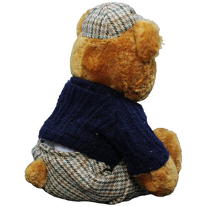 1232732 Kuschelwuschel Bär mit Pulli und Mütze Kuscheltier Kumpel Leo Gebraucht Teddy Teddybär