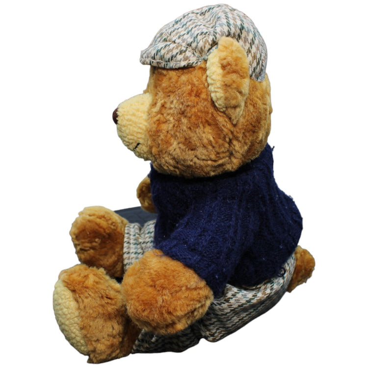 1232732 Kuschelwuschel Bär mit Pulli und Mütze Kuscheltier Kumpel Leo Gebraucht Teddy Teddybär