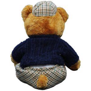 1232732 Kuschelwuschel Bär mit Pulli und Mütze Kuscheltier Kumpel Leo Gebraucht Teddy Teddybär