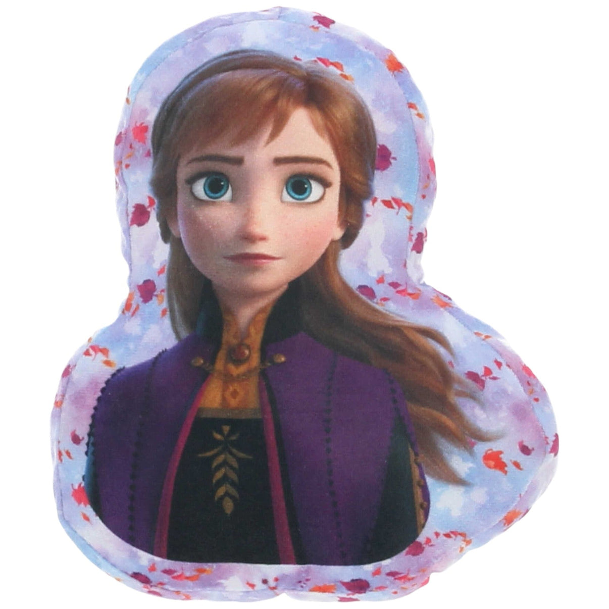 1232758 Character World 3D Mini-Kissen, Anna aus Disney Frozen 2 Kissen Kumpel Leo Die Eiskönigin neu