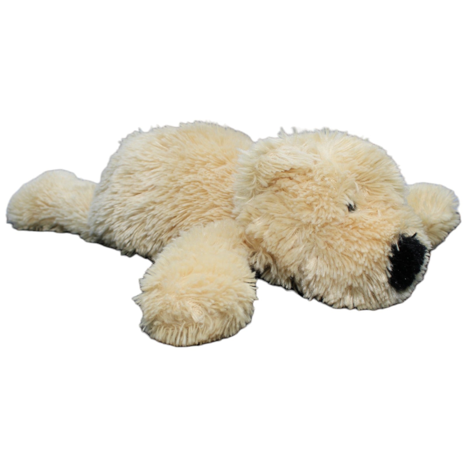 1232764 NICI Bär hellbraun, liegend Kuscheltier Kumpel Leo Gebraucht Teddy Teddybär