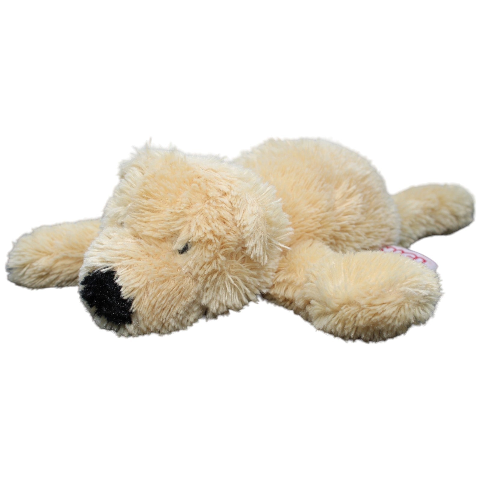 1232764 NICI Bär hellbraun, liegend Kuscheltier Kumpel Leo Gebraucht Teddy Teddybär